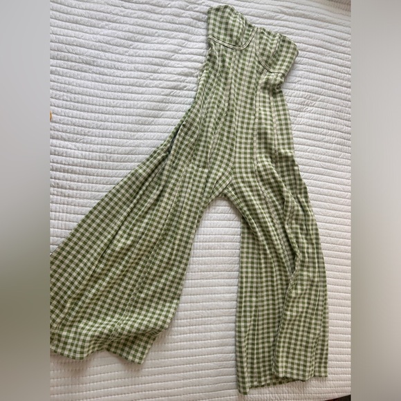Free People checkered jumpsuit - Picture 2 of 2